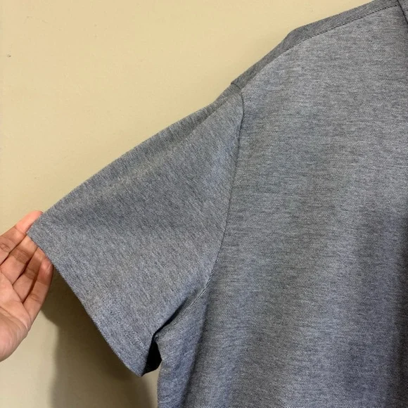 Banana Republic Performance Pique Polo Shirt XXL Blue Casual Golf - Picture 6 of 7